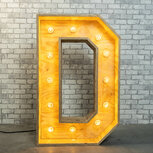 Ludic partyrentals - LichtLetters D hout huren