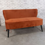 Ludic partyrentals - Bank Velvet Roest rood