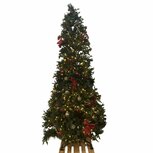 Ludic partyrentals - Versierde Kunstkerstboom Vixen 360 Met LED verlichting