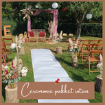 Ludic partyrentals - Rotan bruiloft ceremonie pakket