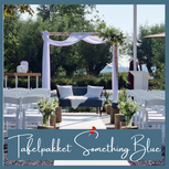 Ludic partyrentals - Something Blue bruiloft ceremonie pakket