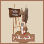 Welkomstpakket beach, strand entree, strand welkom bruiloft, ludic beach bruiloft