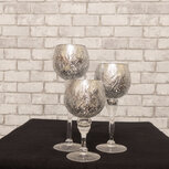 Ludic partyrentals - Kaarsenhouder zilver large