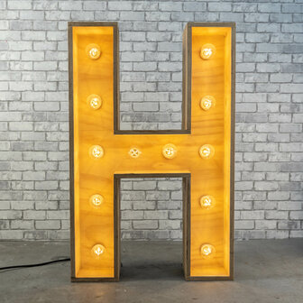 Ludic partyrentals - LichtLetters H hout huren