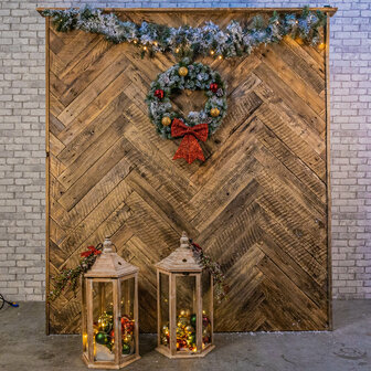 Ludic partyrentals - Visgraat backdrop Christmas