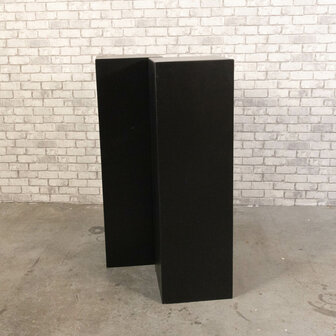 Ludic Partyrentals - zwarte zuil large 100 cm