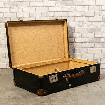Ludic Partyrentals - Vintage koffer Zwart