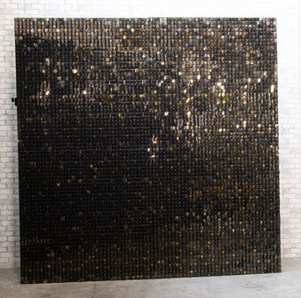 Ludic Shimmerwalls -  Black gold splashes #37/47 medium shimmerwall
