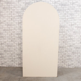 Ludic Partyrentals - Arch Backdrop Beige