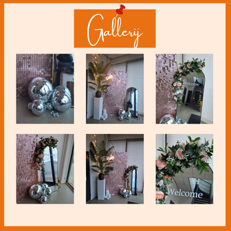 Welkomstpakket pink party, Bruiloft roze, Ludic welkom bruiloft, Roze disco entree bruiloft