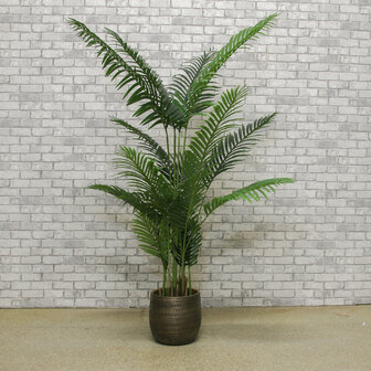 Ludic Partyrentals - Plantenpot zwart goud, pot ludic