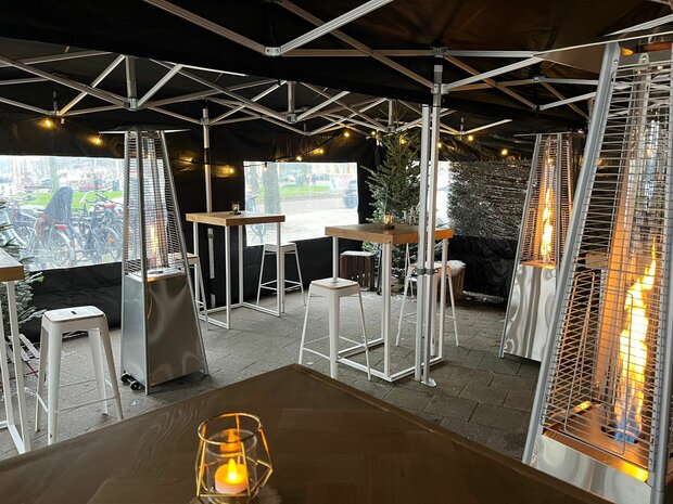 Ludic Partyrentals - Piramide terras heater