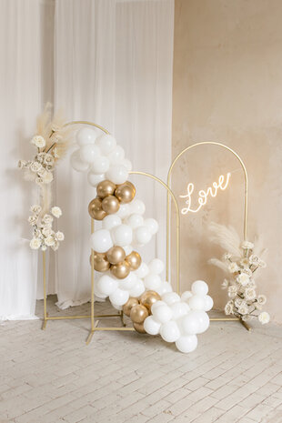 Ludic Partyrentals - Arch Backdrop Goud set 150, 180 en 200 cm hoog