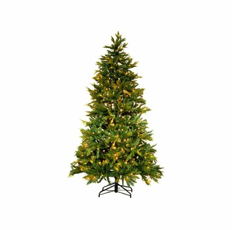Ludic partyrentals - Versierde Kunstkerstboom Vixen 360 Met LED verlichting