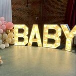 Lichtletterset BABY hout Lichtletterset BABY hout