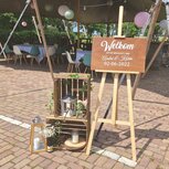 Gebeitst houten bord klein (koop) Gebeitst houten bord klein (koop)