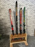 Rek met ski's Rek met ski's